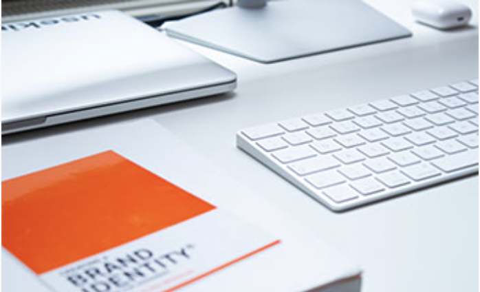 Brand Identity - Brand identity book with keyboard